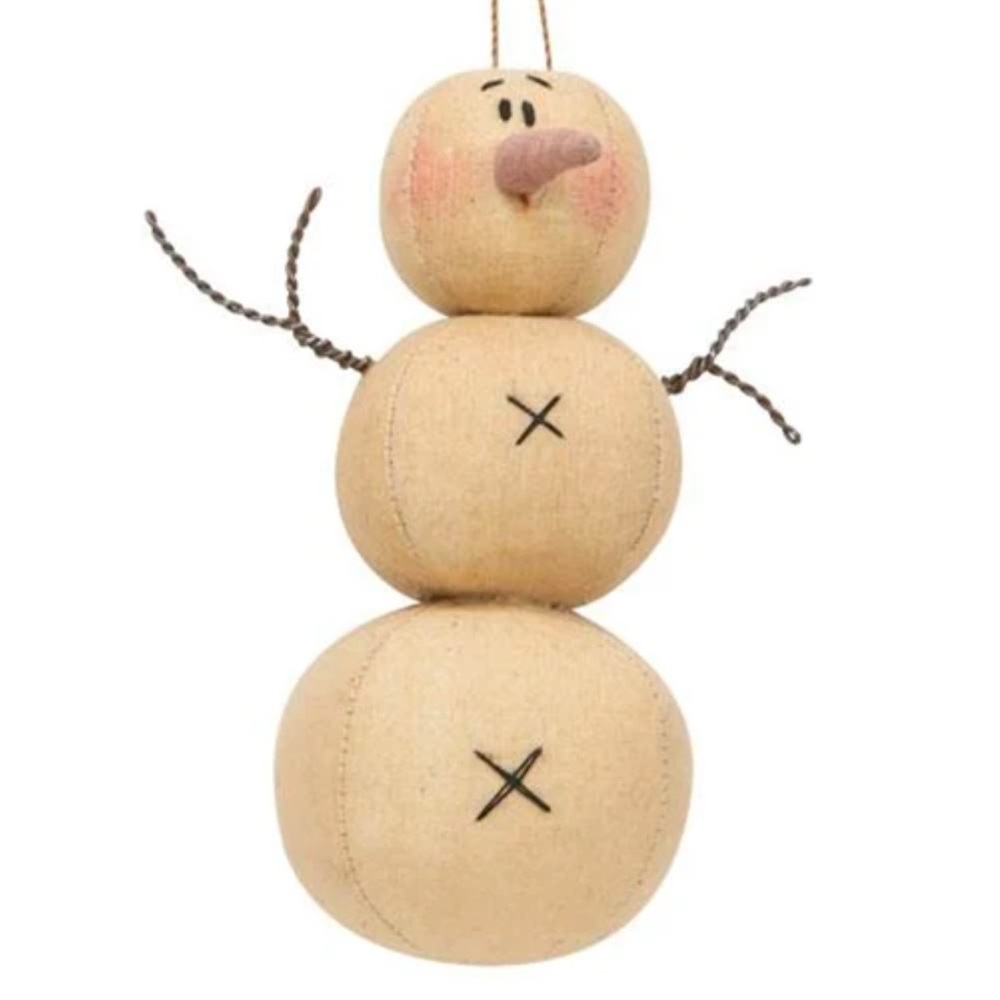 Honey and Me Christmas 5 1/2" Snowman Ornament